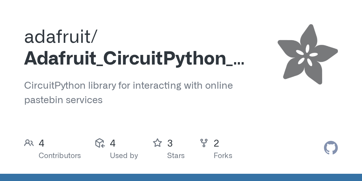 Image summary statistics for Adafruit_CircuitPython_Pastebin