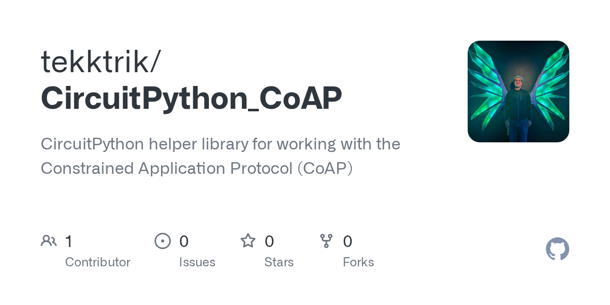 Image summary statistics for CircuitPython_CoAP